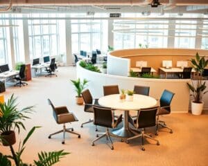 Womit gliedert man offene Räume?