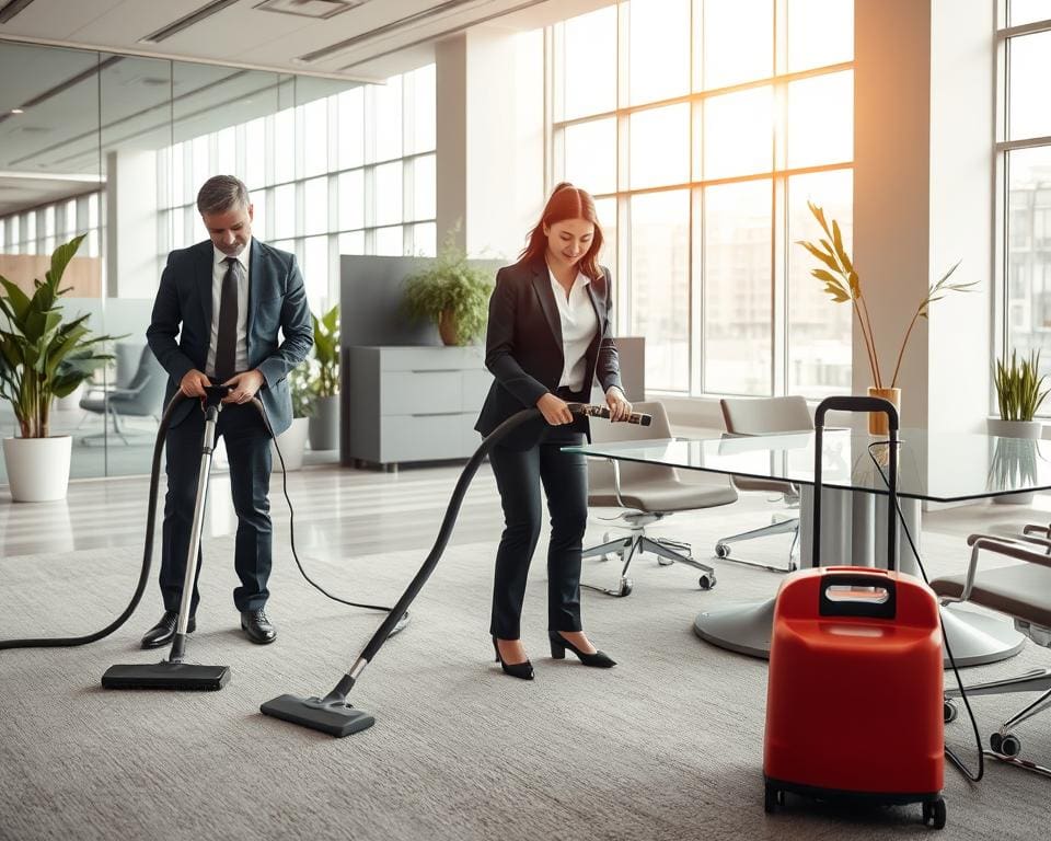 Reinigungsservice für Bürogebäude