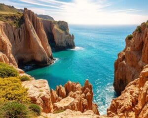 Was begeistert an felsigen Küsten Portugals?