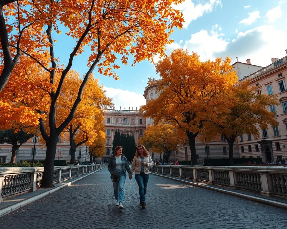 Was macht Rom im Herbst angenehm?