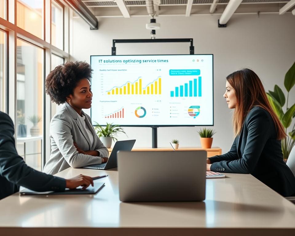 Wie optimieren IT-Lösungen Servicezeiten?