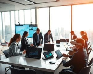 Wie unterstützen technische Lösungen Dienstleistungsfirmen?