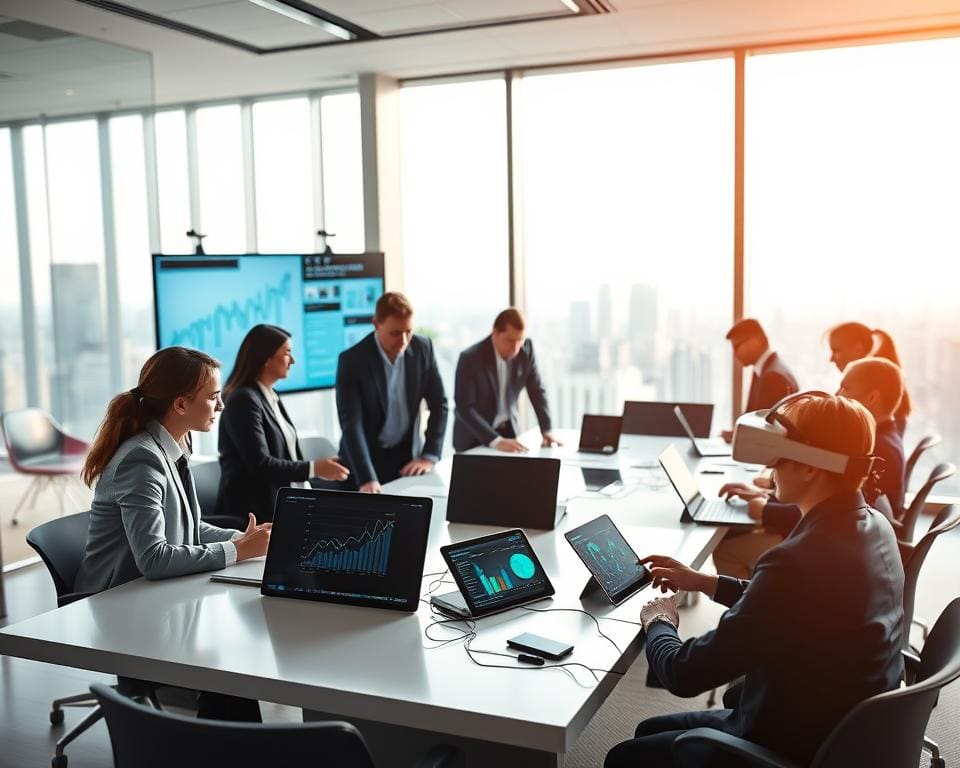 Wie unterstützen technische Lösungen Dienstleistungsfirmen?