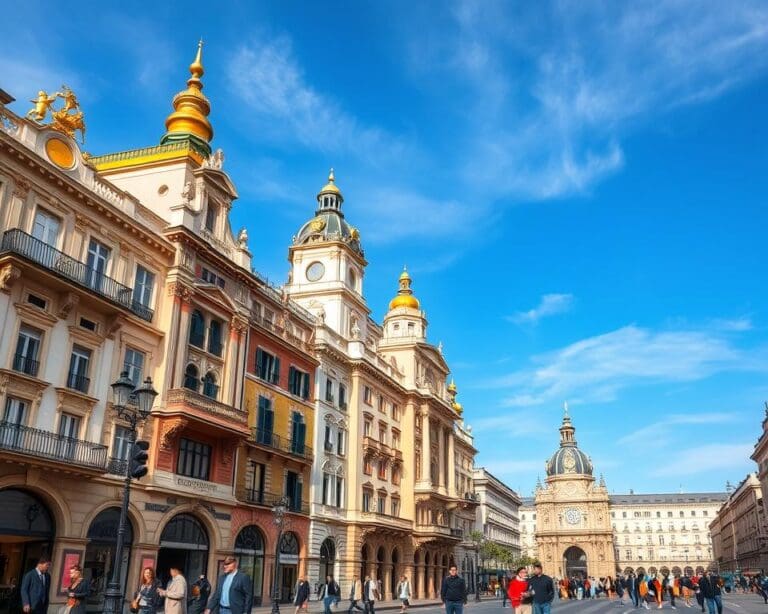 Welche Sehenswürdigkeiten prägen das Zentrum von Madrid?