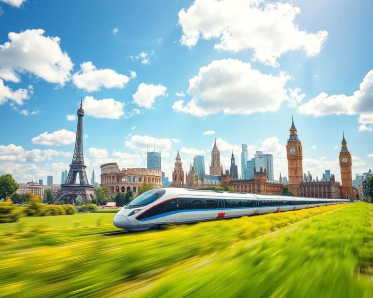 Verbindung Europa Städte schnell