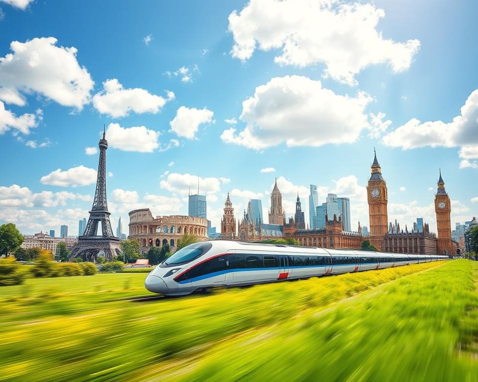 Verbindung Europa Städte schnell