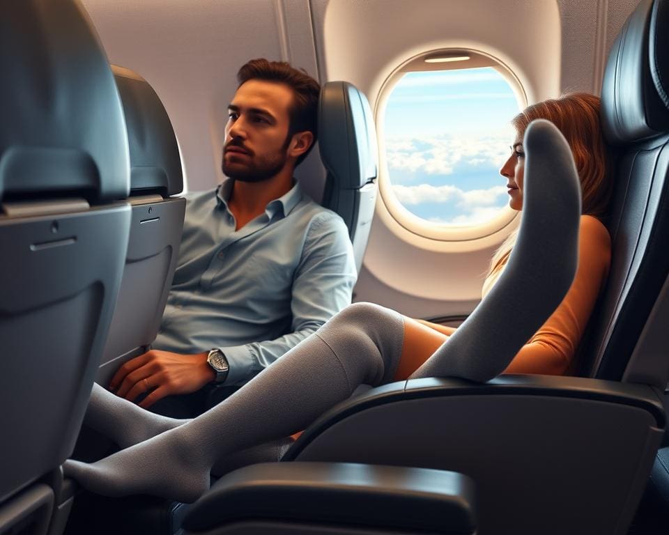 Kompressionsstrümpfe Flug