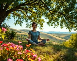 Meditation in der Natur