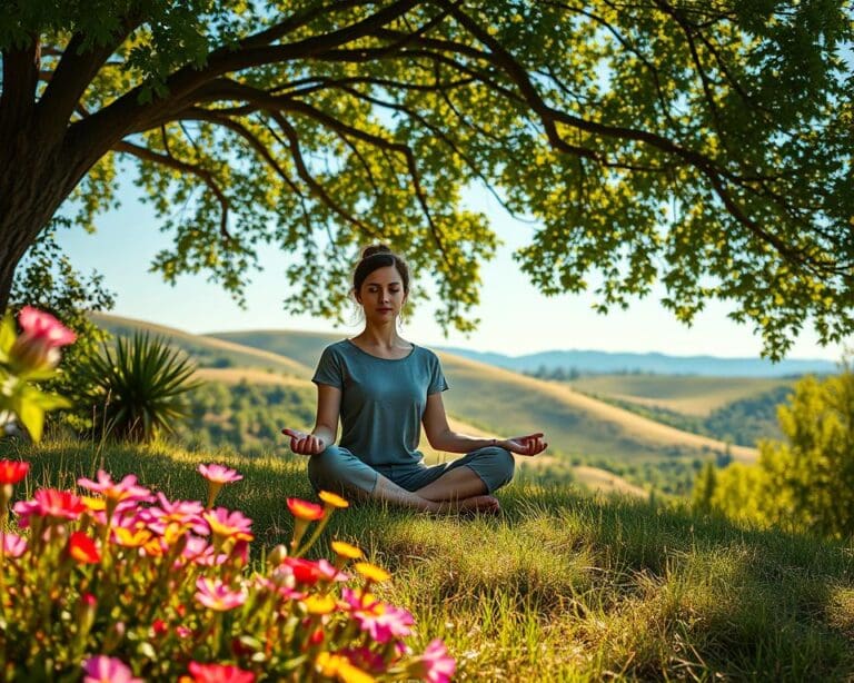 Meditation in der Natur