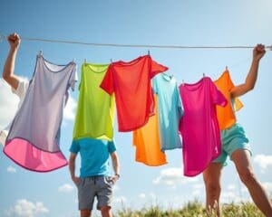 schnelltrocknende Kleidung