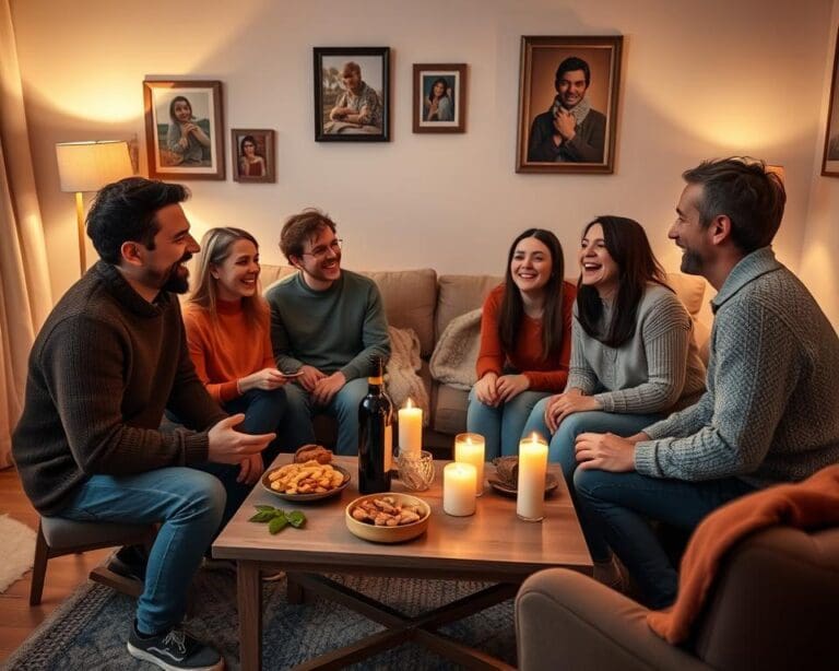 Abend mit Freunden